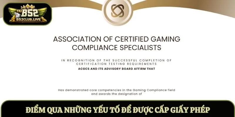 Điểm qua những yếu tố để được cấp giấy phép