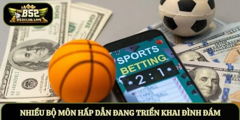 Nhiều bộ môn hấp dẫn đang triển khai đình đám