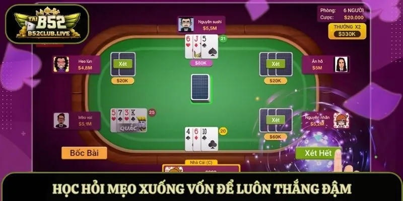 Học hỏi mẹo xuống vốn để luôn thắng đậm